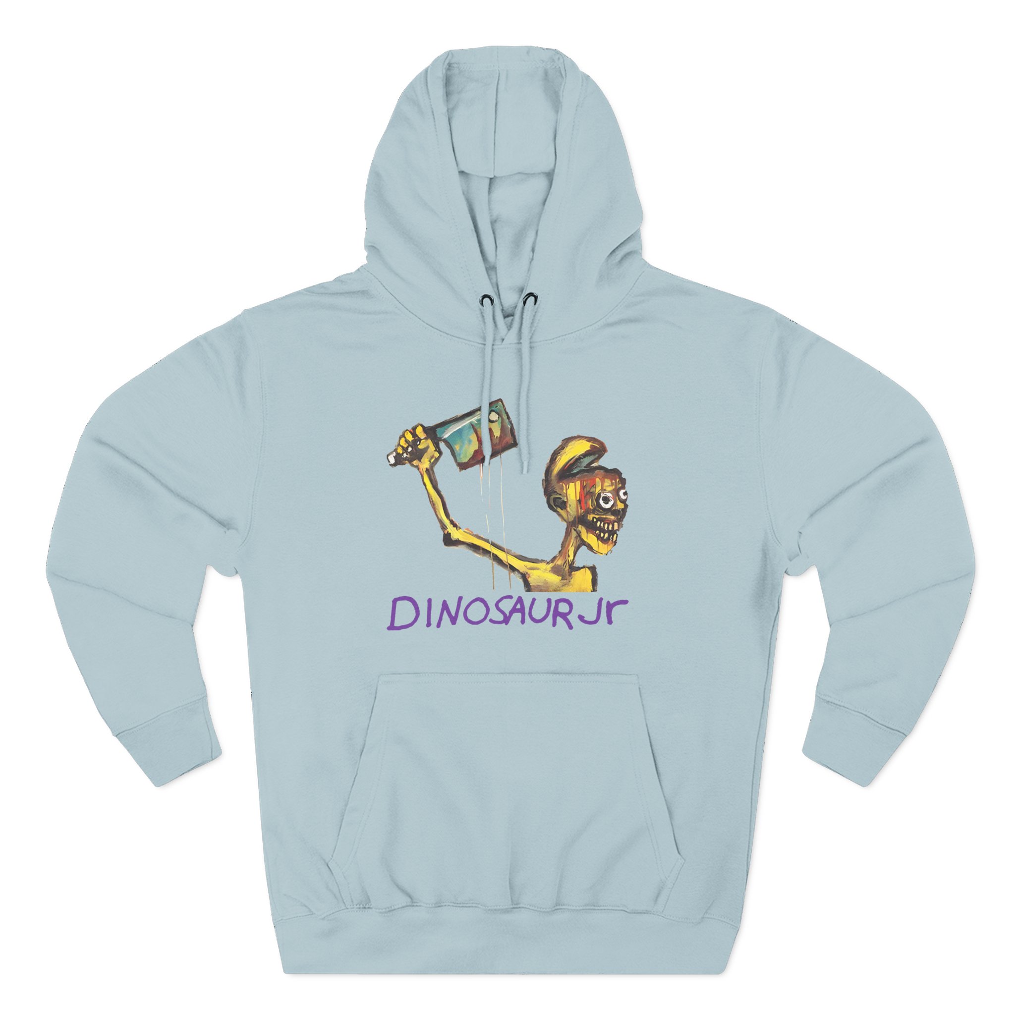 Dinosaur Jr Start Choppin Three-Panel Fleece Hoodie