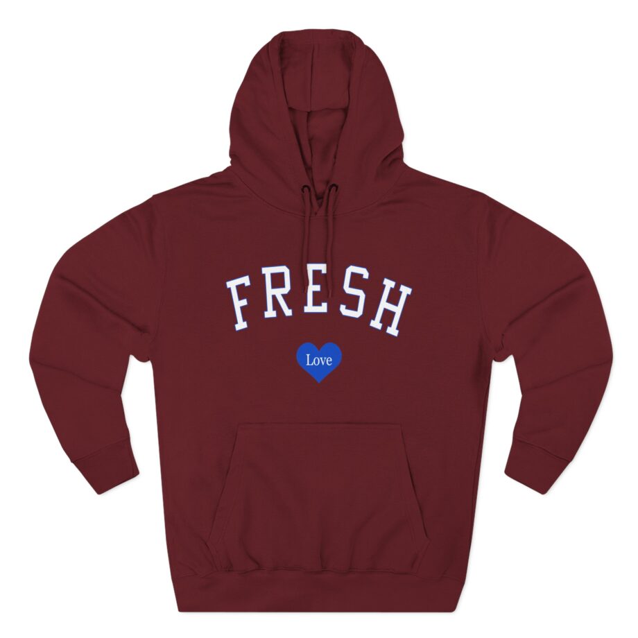 Fresh Love Varsity Three-Panel Fleece Hoodie