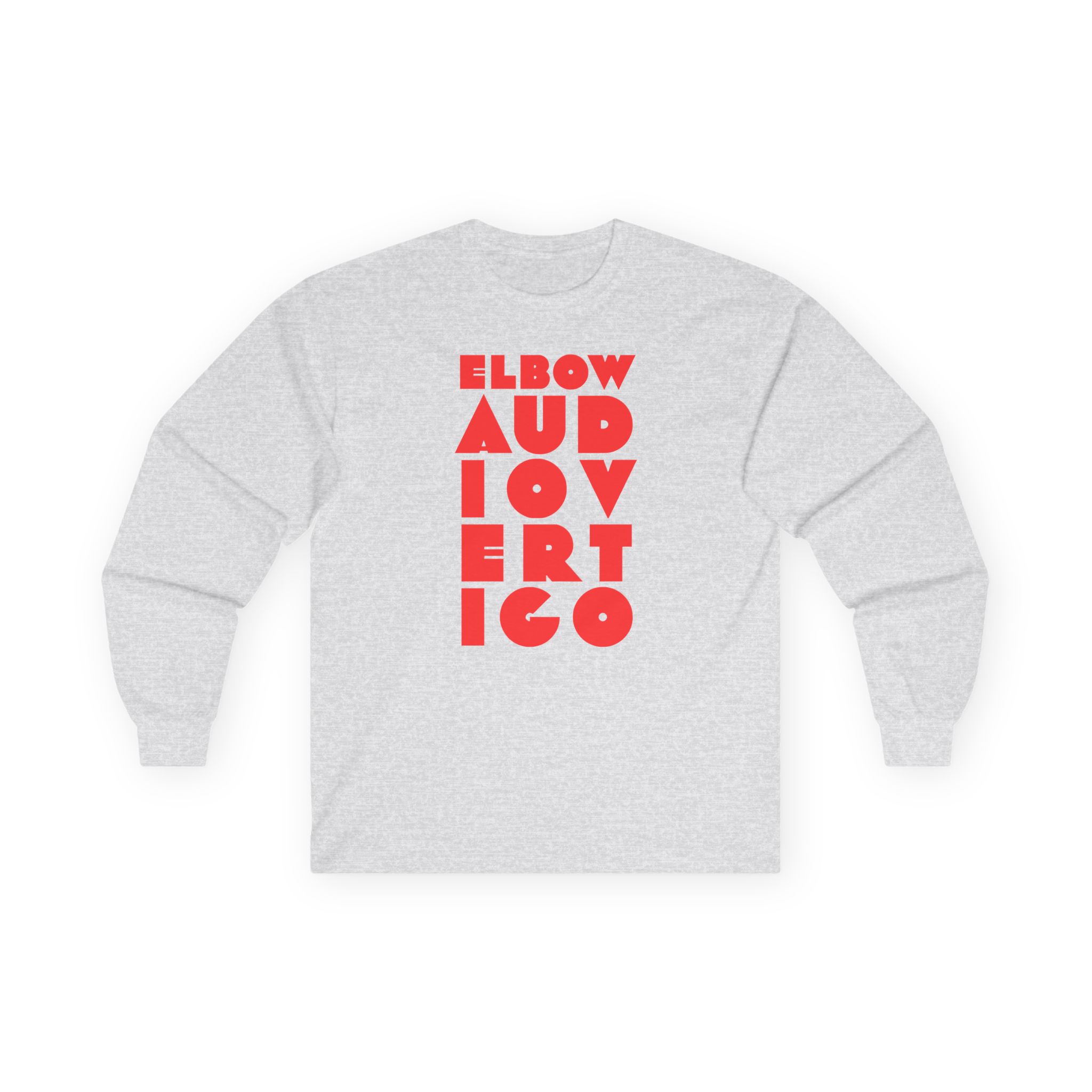 Elbow Audio Vertigo Stacked Logo Unisex Ultra Cotton Long Sleeve Tee