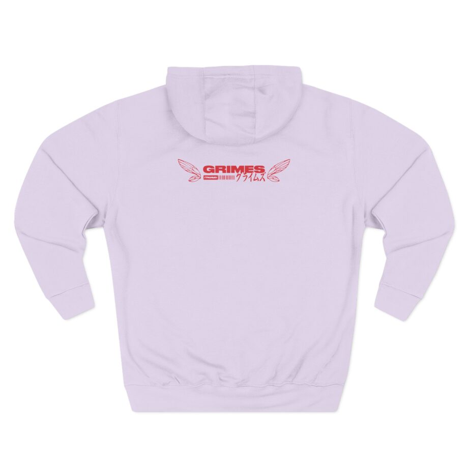 Grimes Three-panel Fleece Hoodie