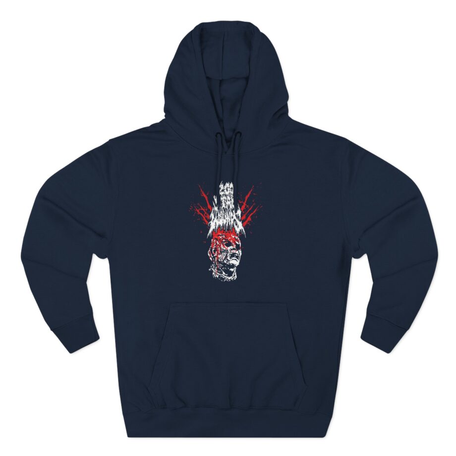 200 Stab Wounds Explode Three-Panel Fleece Hoodie
