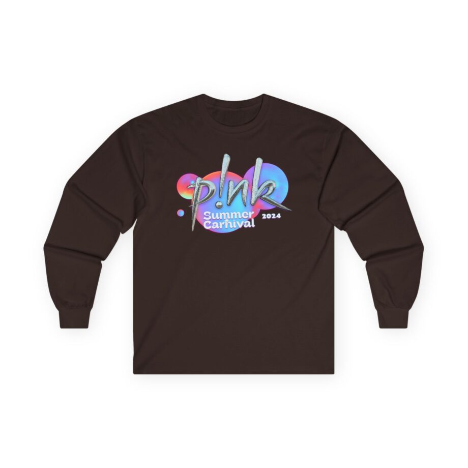 P!nk Split Tie Dye Unisex Ultra Cotton Long Sleeve Tee