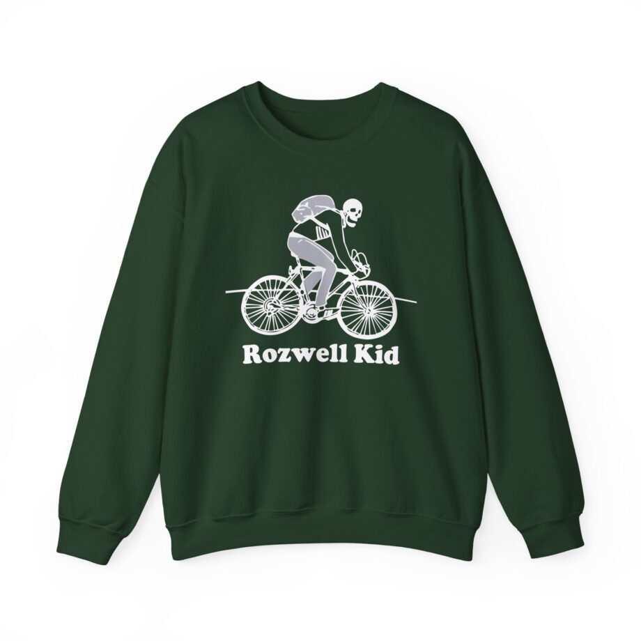Rozwell Kid Bicycle Skeleton Unisex Heavy Blend™ Crewneck Sweatshirt