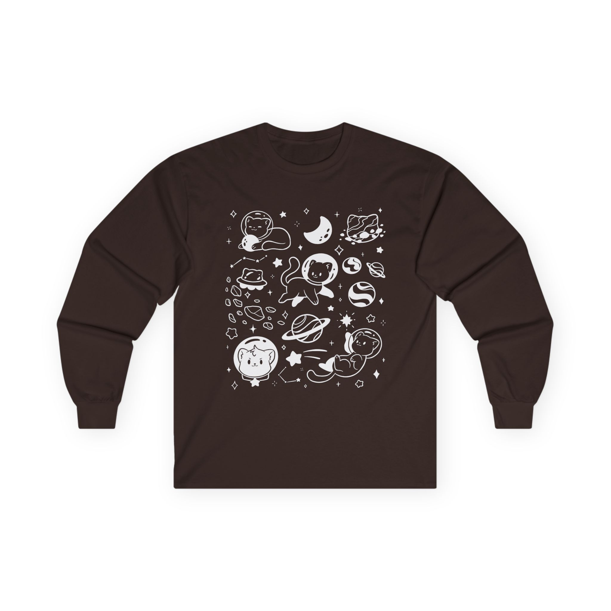 Shubble Space Cats Unisex Ultra Cotton Long Sleeve Tee