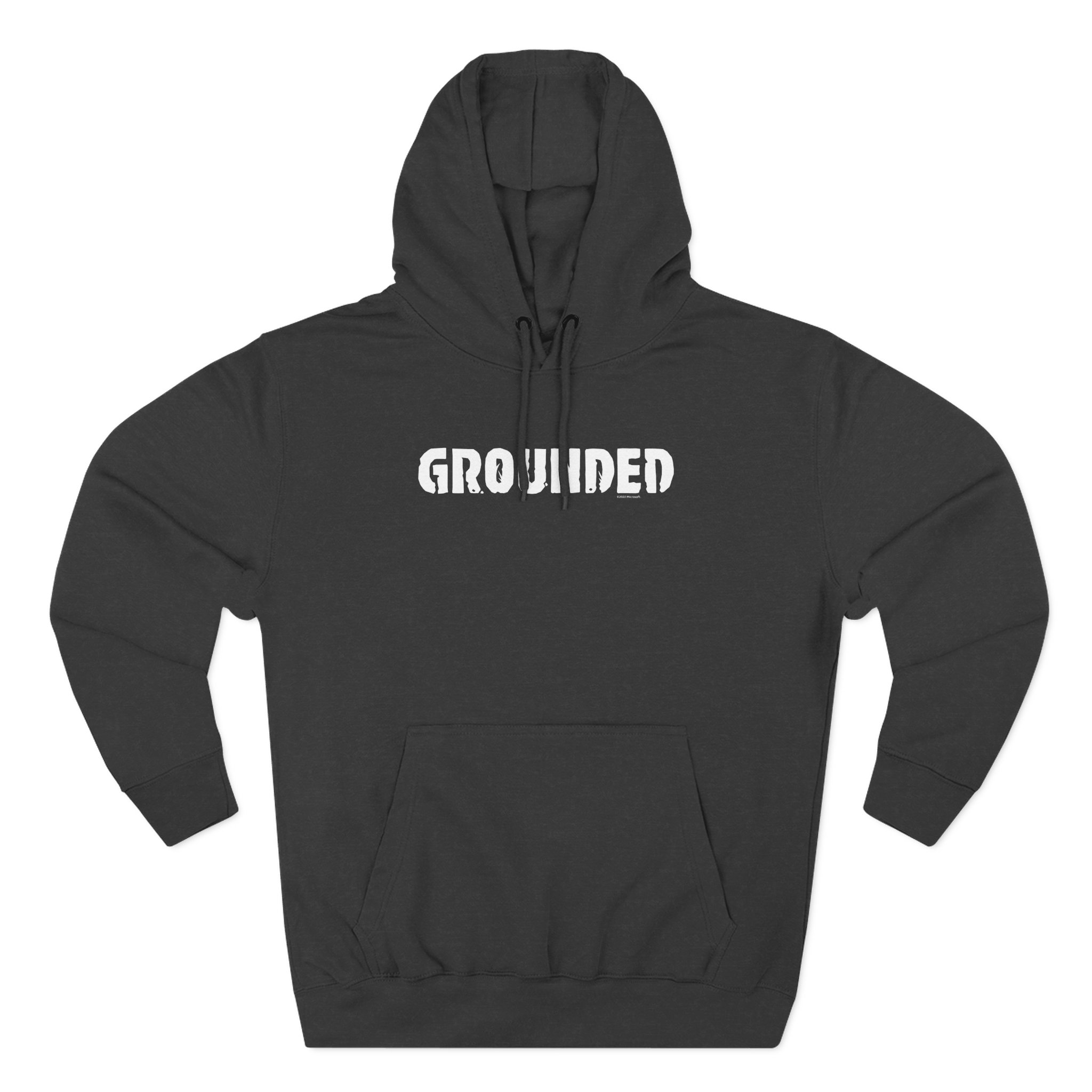 Grounded Logo Three-Panel Fleece Hoodie