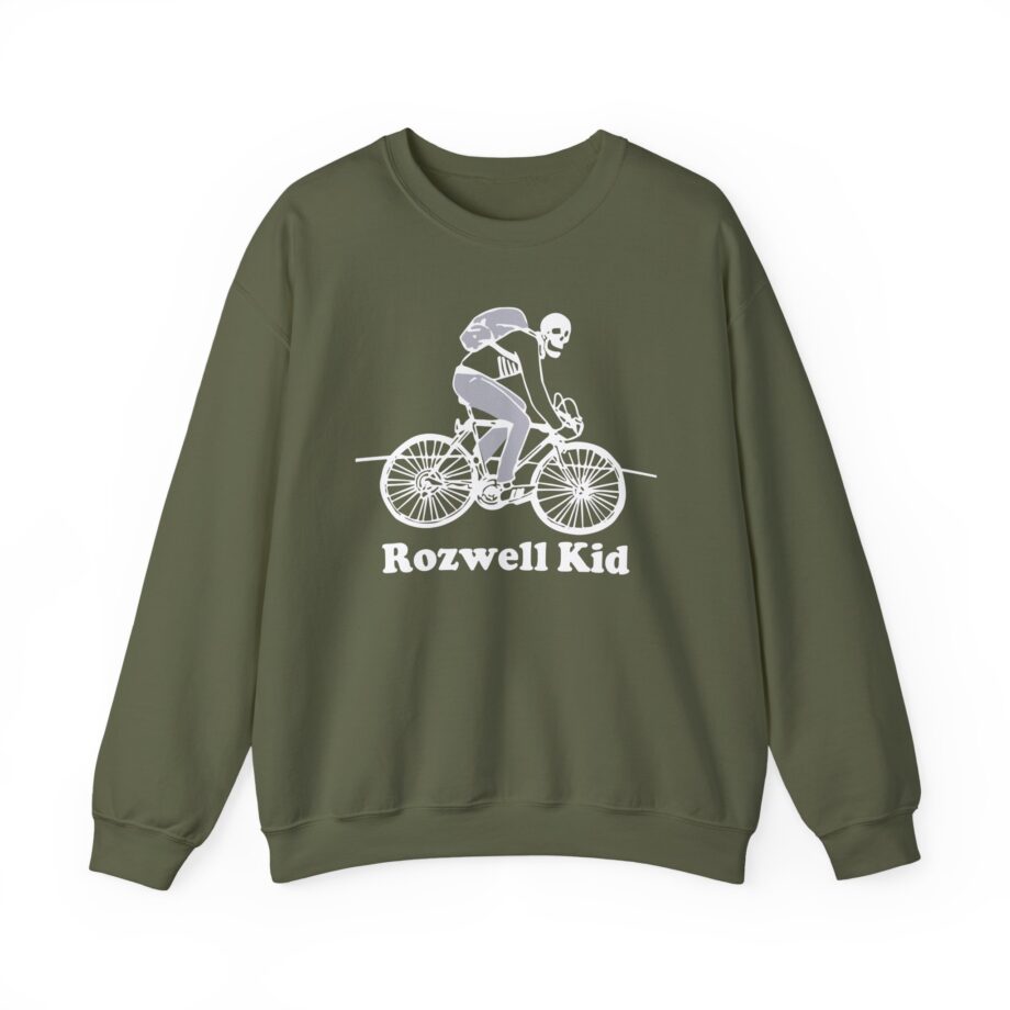 Rozwell Kid Bicycle Skeleton Unisex Heavy Blend™ Crewneck Sweatshirt