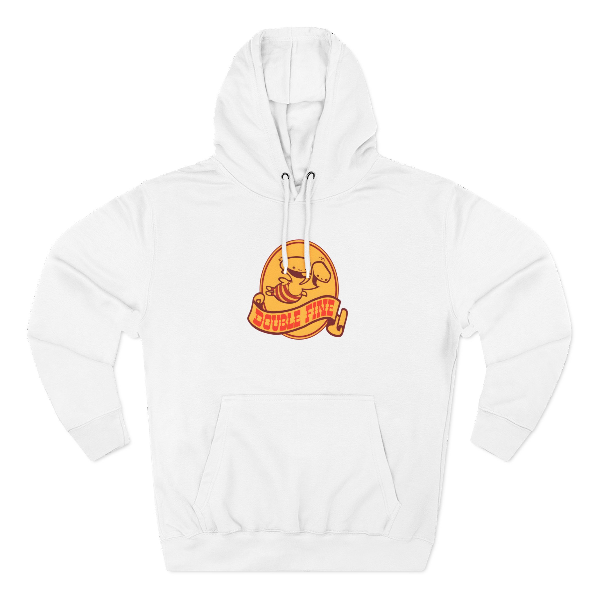 Double Fine Golden Two-headed Baby Three-Panel Fleece Hoodie