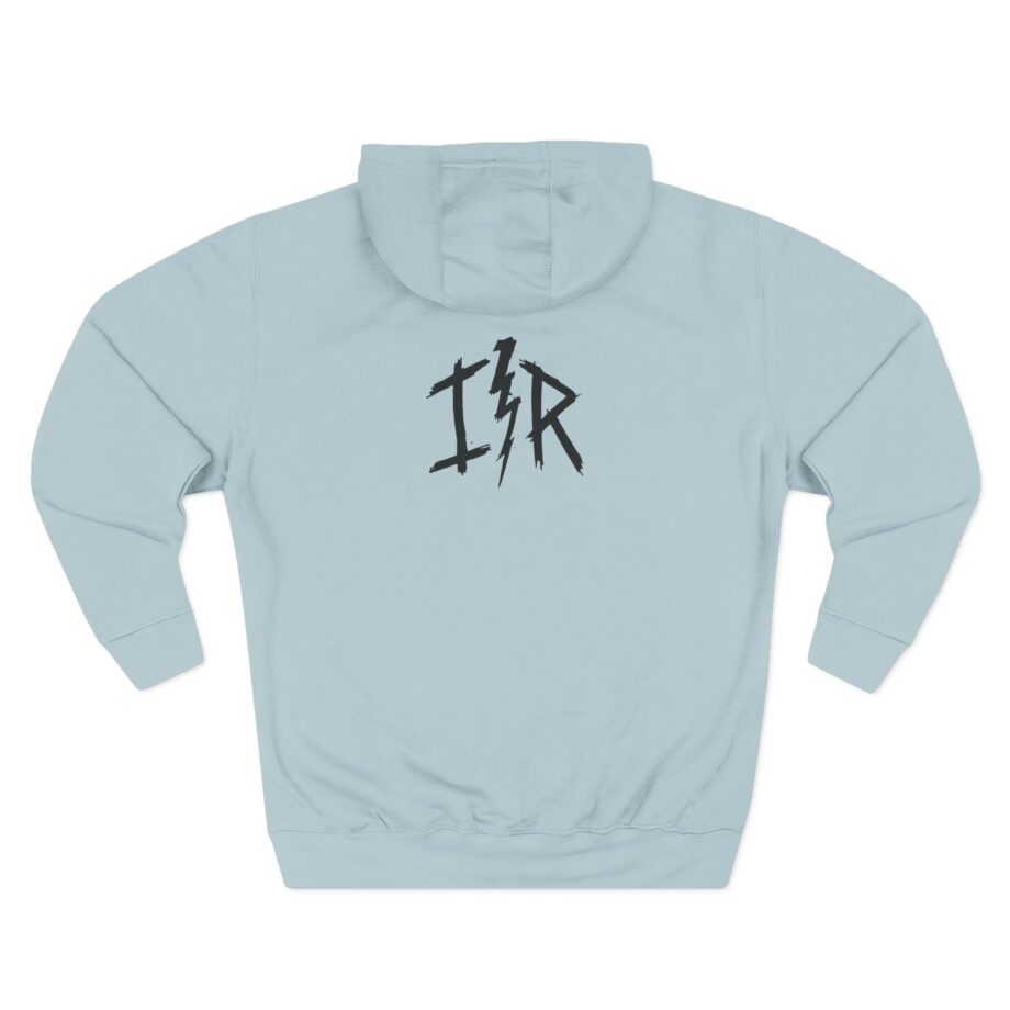 Iron Reagan Finger On The Button Three-Panel Fleece Hoodie