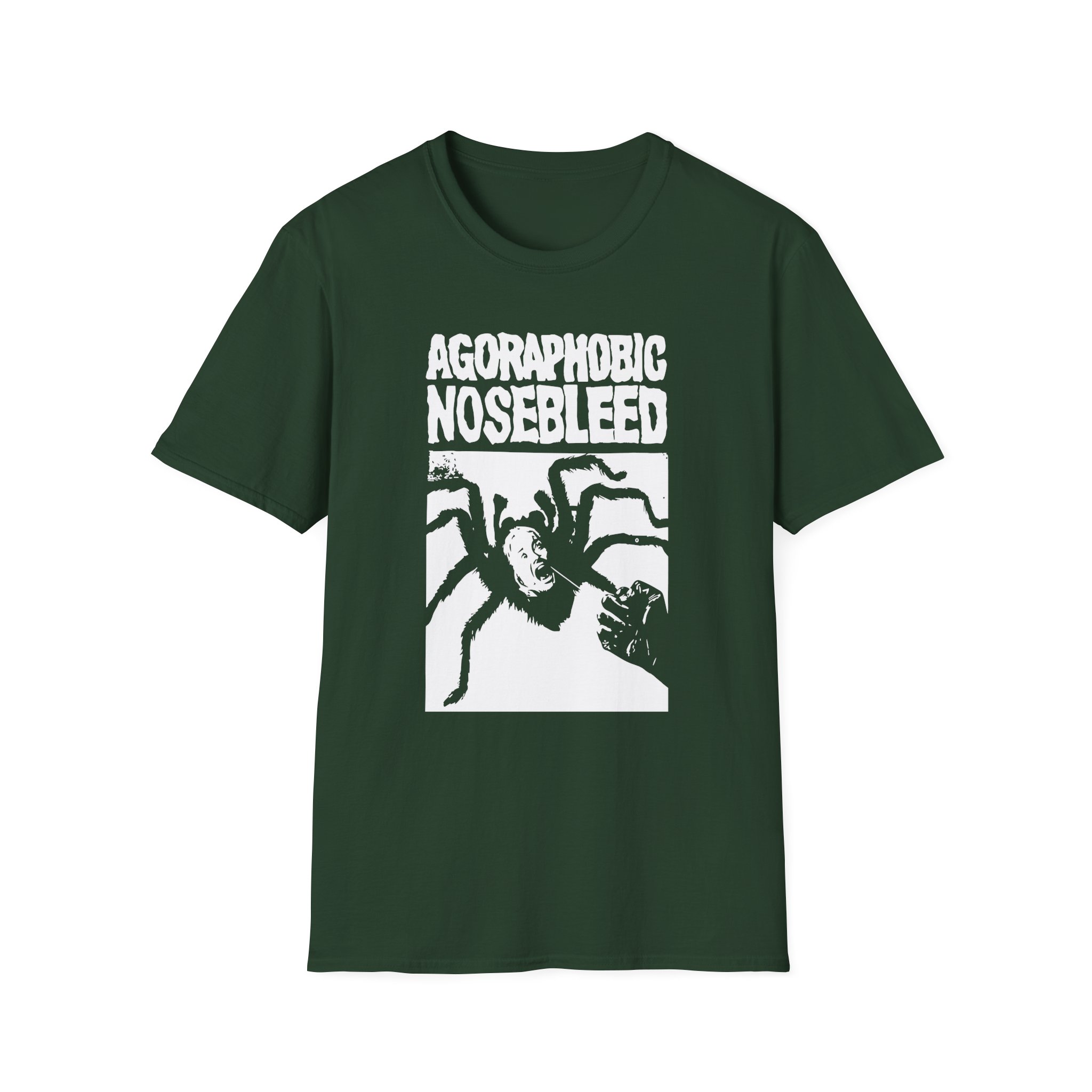 Agoraphobic Nosebleed Spider Unisex Softstyle T-Shirt