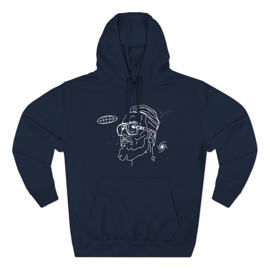 Fattypillow Three-Panel Fleece Hoodie