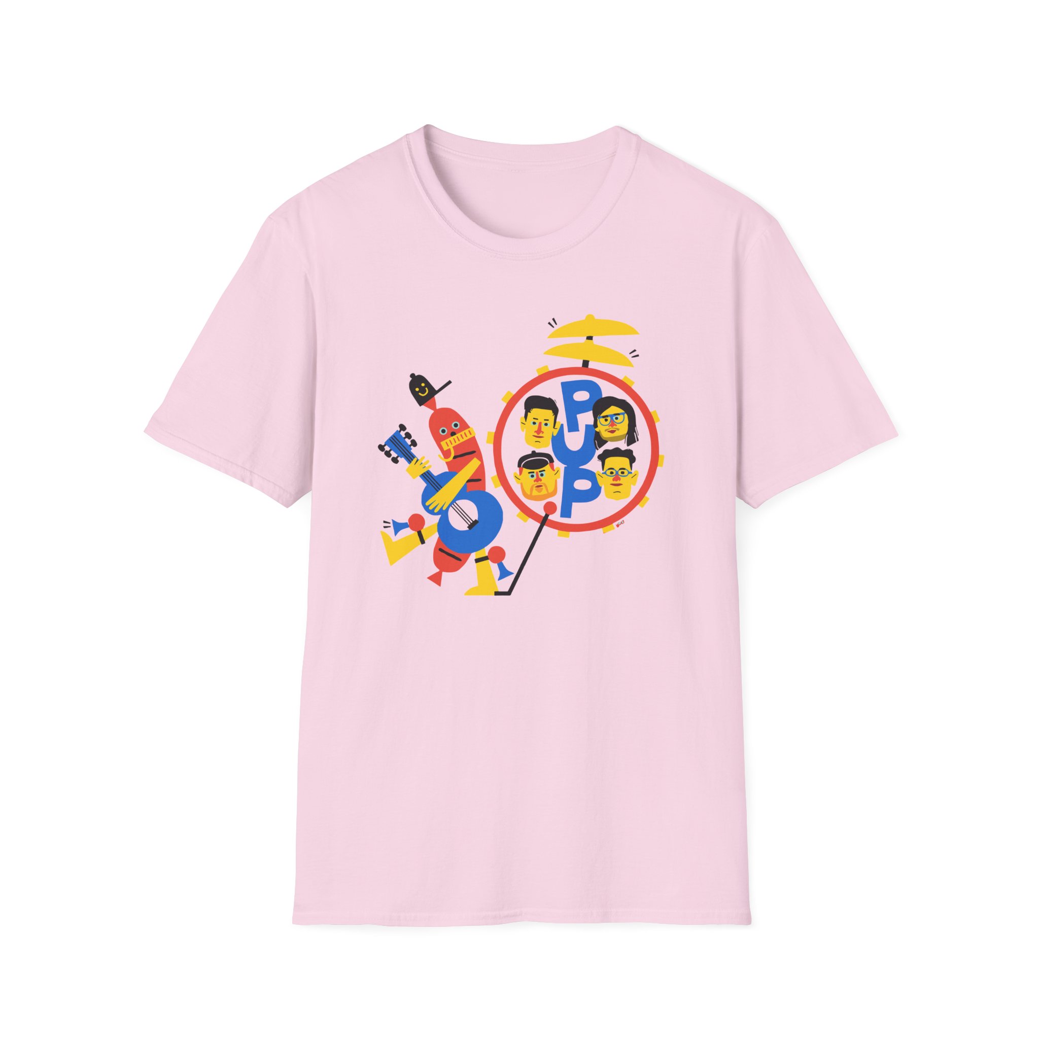 Pup Band of Wiener Unisex Softstyle T-Shirt