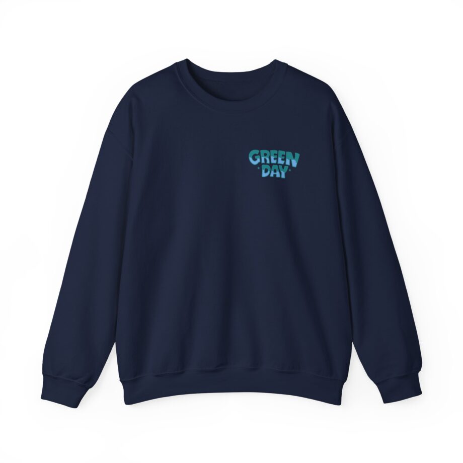Green Day Blue Skull Unisex Heavy Blend™ Crewneck Sweatshirt