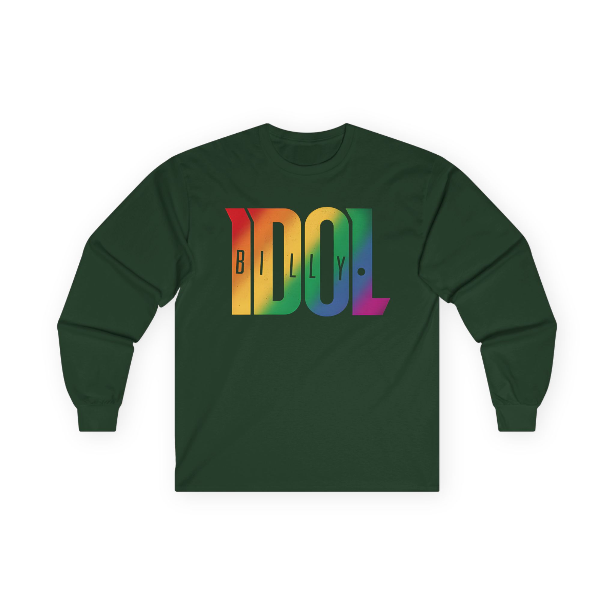 Billy Idol Black Rainbow Logo Unisex Ultra Cotton Long Sleeve Tee