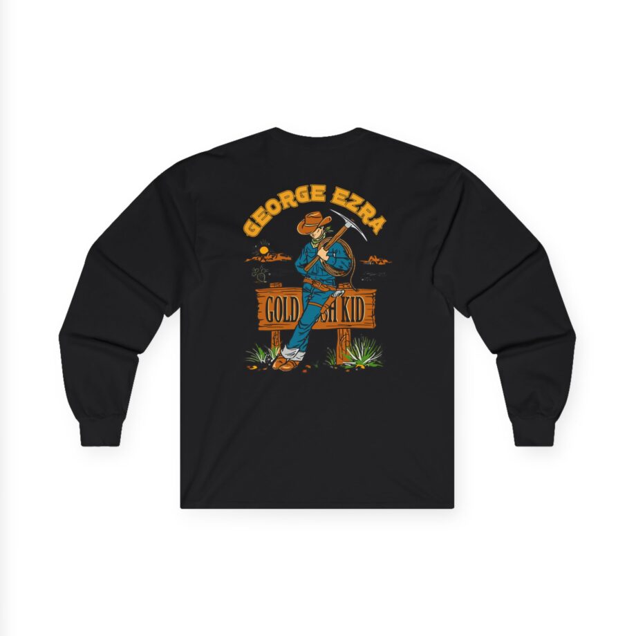 George Ezra Leaning Gold Rush Kid Unisex Ultra Cotton Long Sleeve Tee