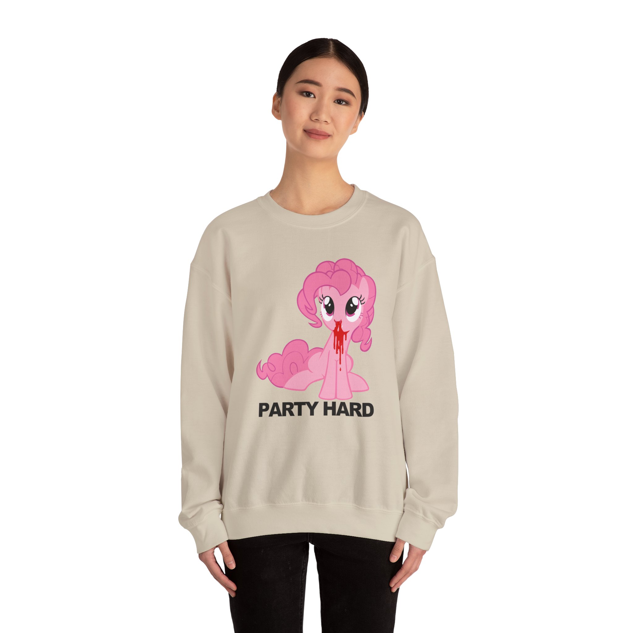Andrew Wk Party Hard Unisex Heavy Blendâ„¢ Crewneck Sweatshirt