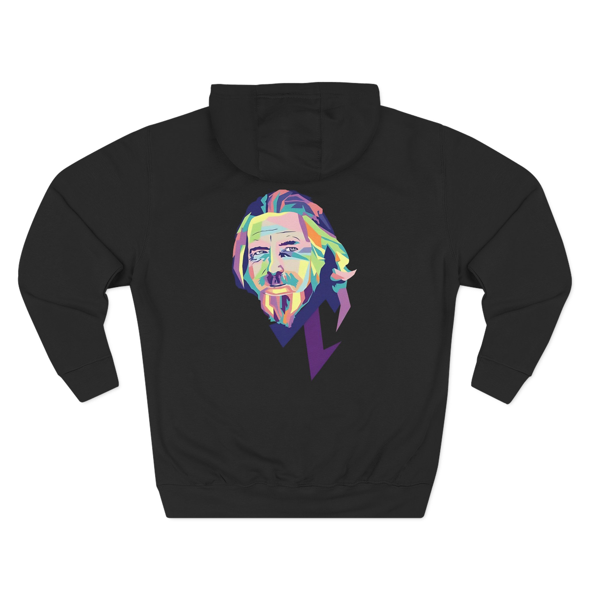 Inzo Drift Like a Cloud, Flow Like Water Three-Panel Fleece Hoodie