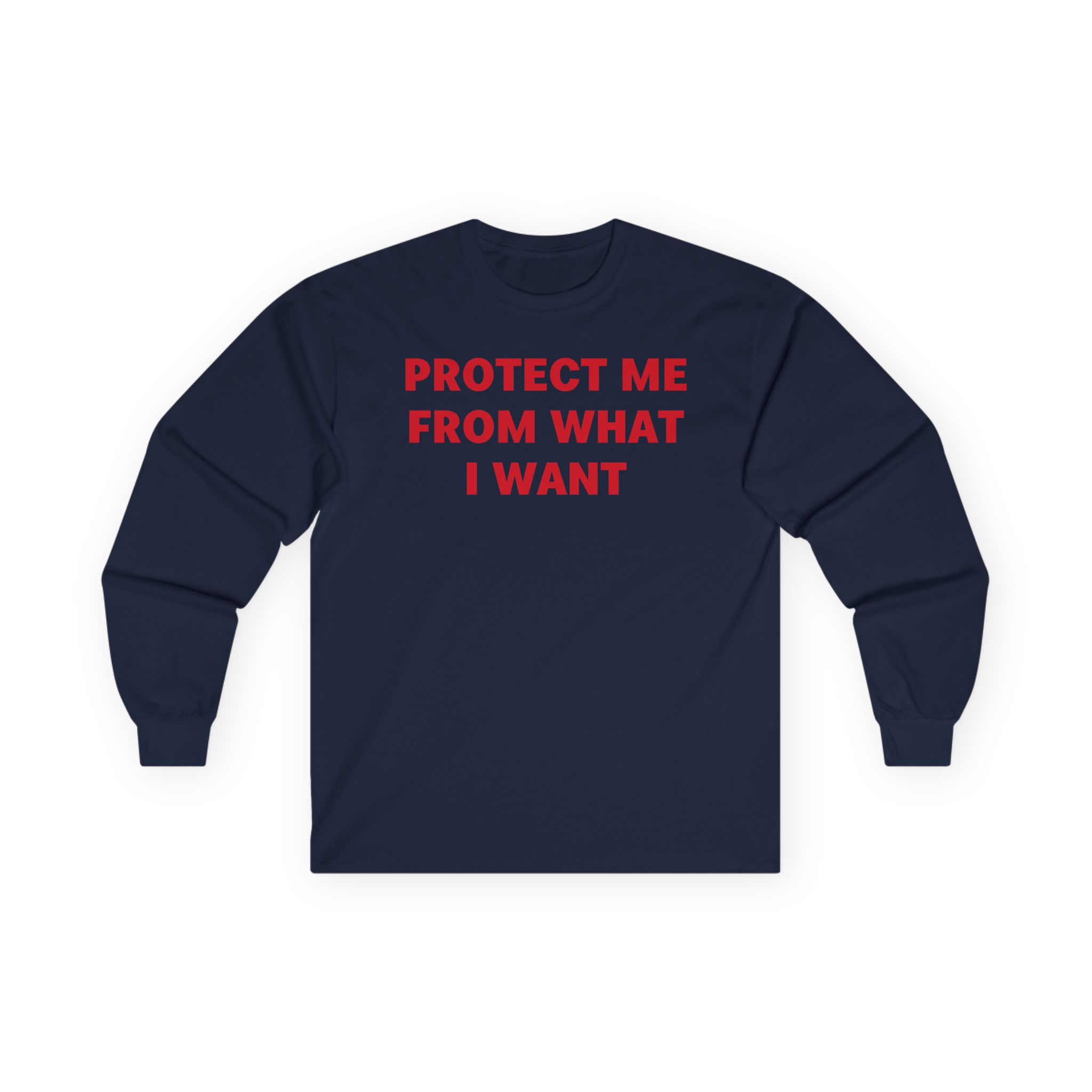 Jenny Holzer Protect Me From What I Want Unisex Ultra Cotton Long Sleeve Tee