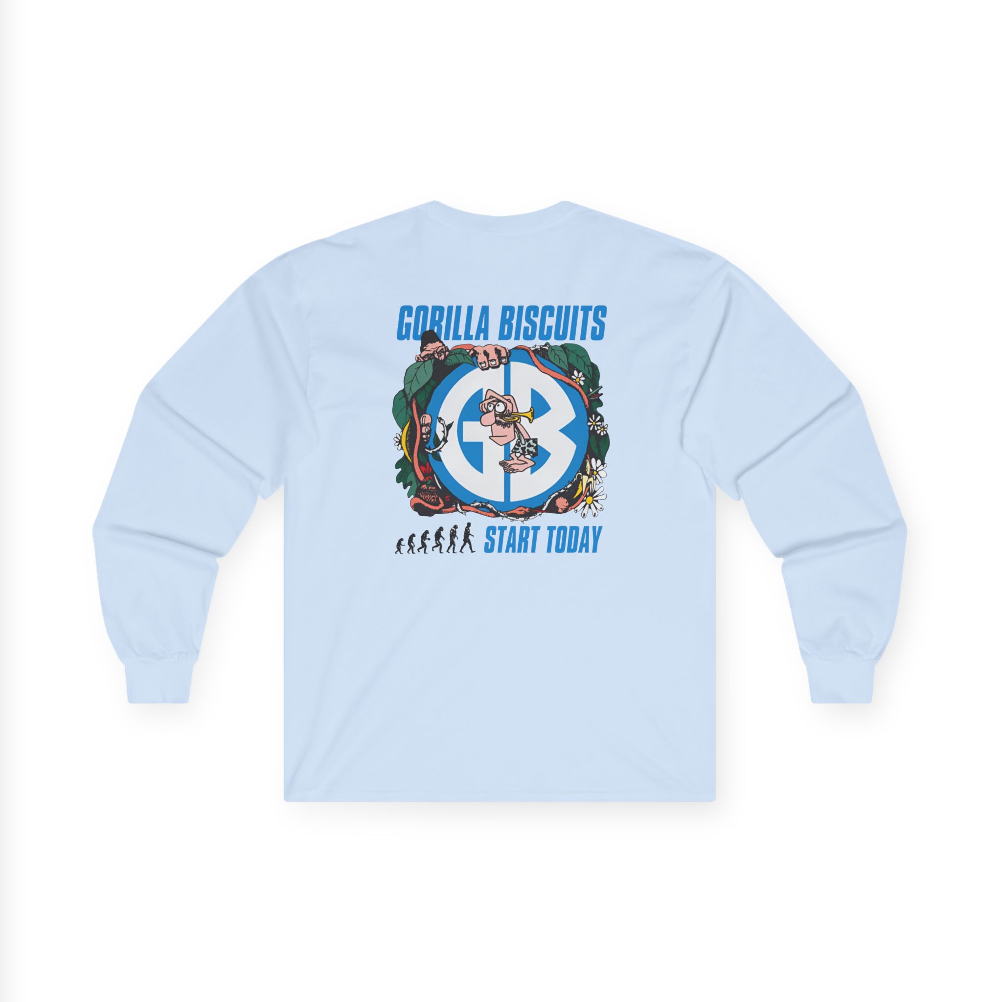 Gorilla Biscuits Jungle Unisex Ultra Cotton Long Sleeve Tee