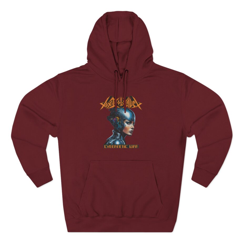 Toxic Holocaust Cybernetic War Three-Panel Fleece Hoodie