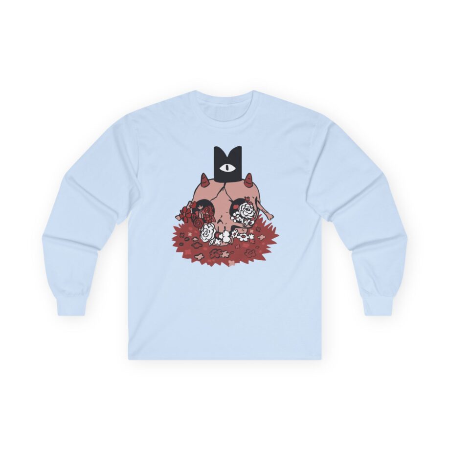 Cult of the Lamb Floral Skull Unisex Ultra Cotton Long Sleeve Tee