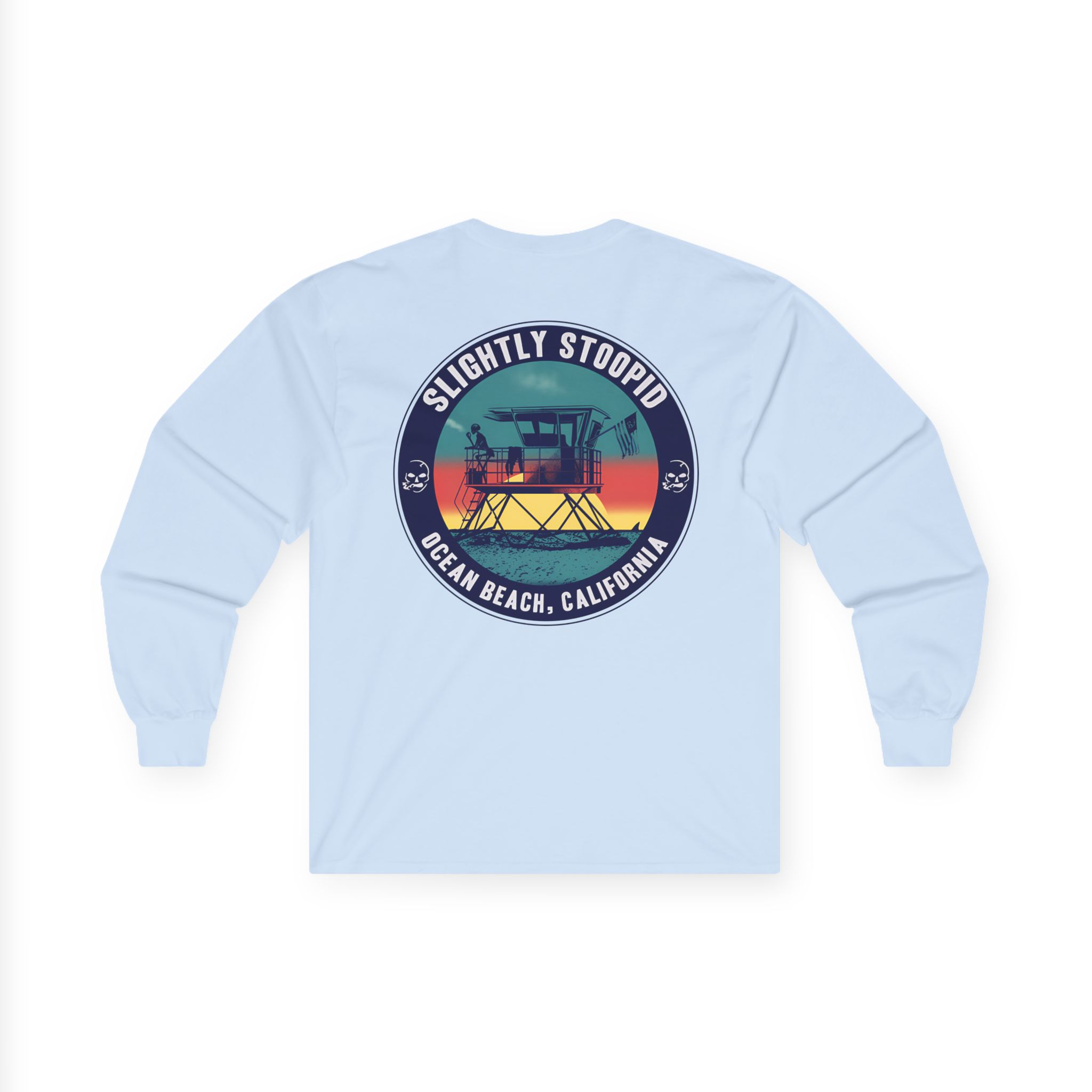 Slightly Stoopid Lifeguard Raglan Unisex Ultra Cotton Long Sleeve Tee