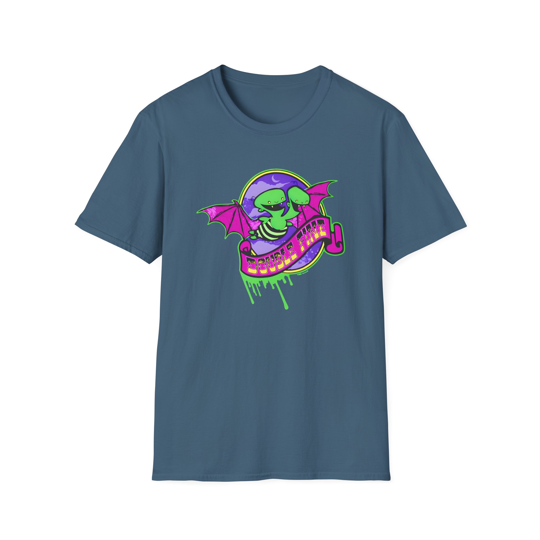 Double Fine Halloween Unisex Softstyle T-Shirt
