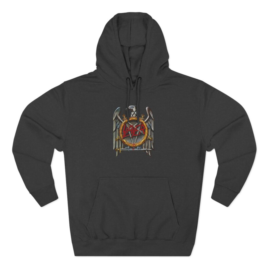 Slayer Silver Eagle Three-Panel Fleece Hoodie