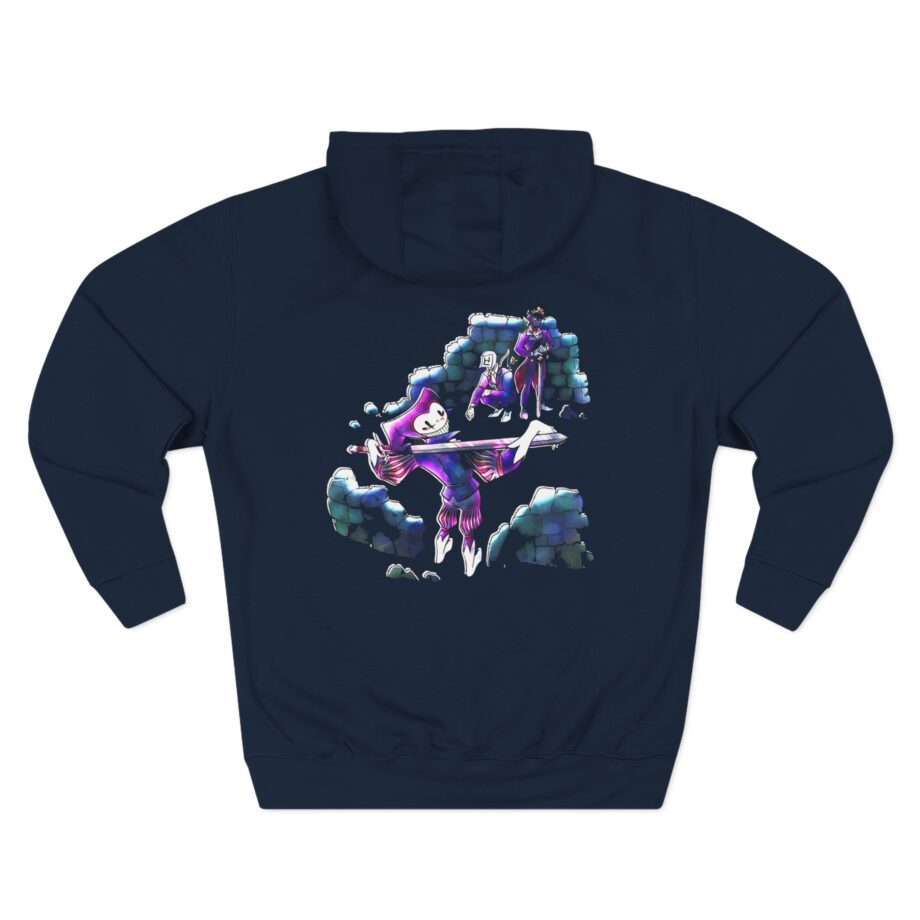 ClownPierce Fort Three-Panel Fleece Hoodie