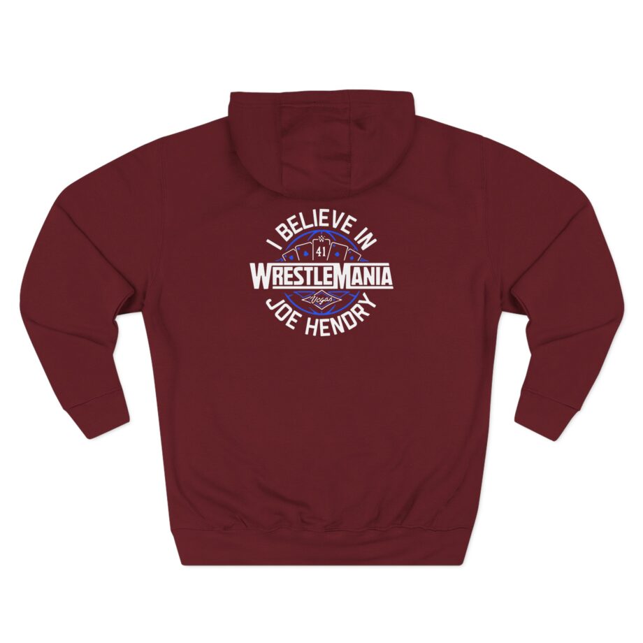 Joe Hendry WrestleMania 41 Logo Three-Panel Fleece Hoodie