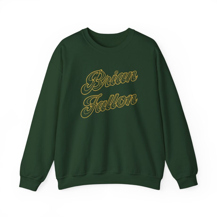 Brian Fallon Gold Text Unisex Heavy Blend™ Crewneck Sweatshirt