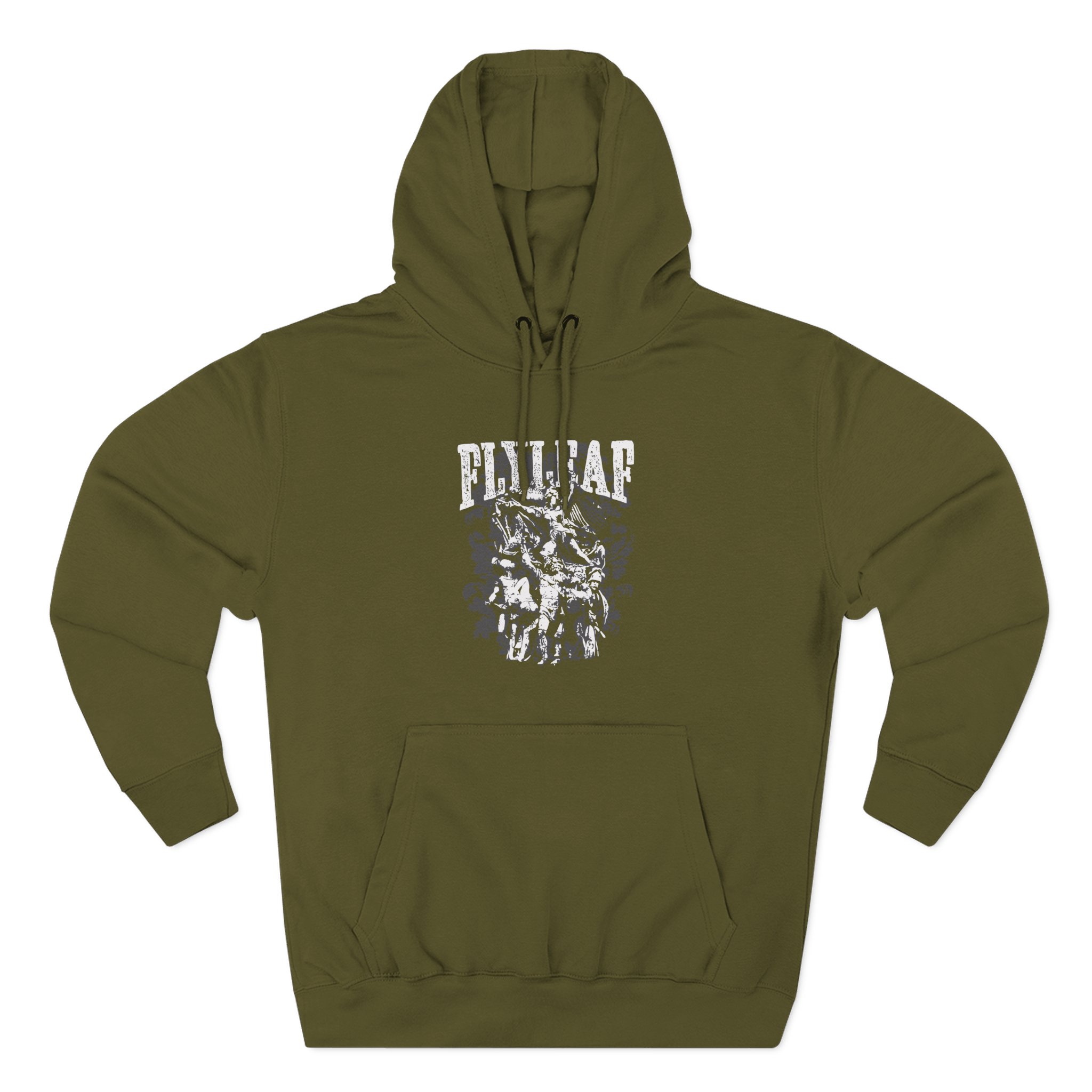 Flyleaf Carved Statues Three-Panel Fleece Hoodie