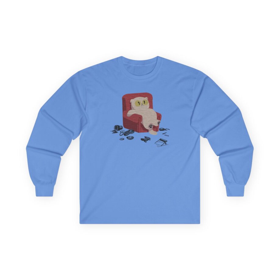 Lirik Lazycat Unisex Ultra Cotton Long Sleeve Tee