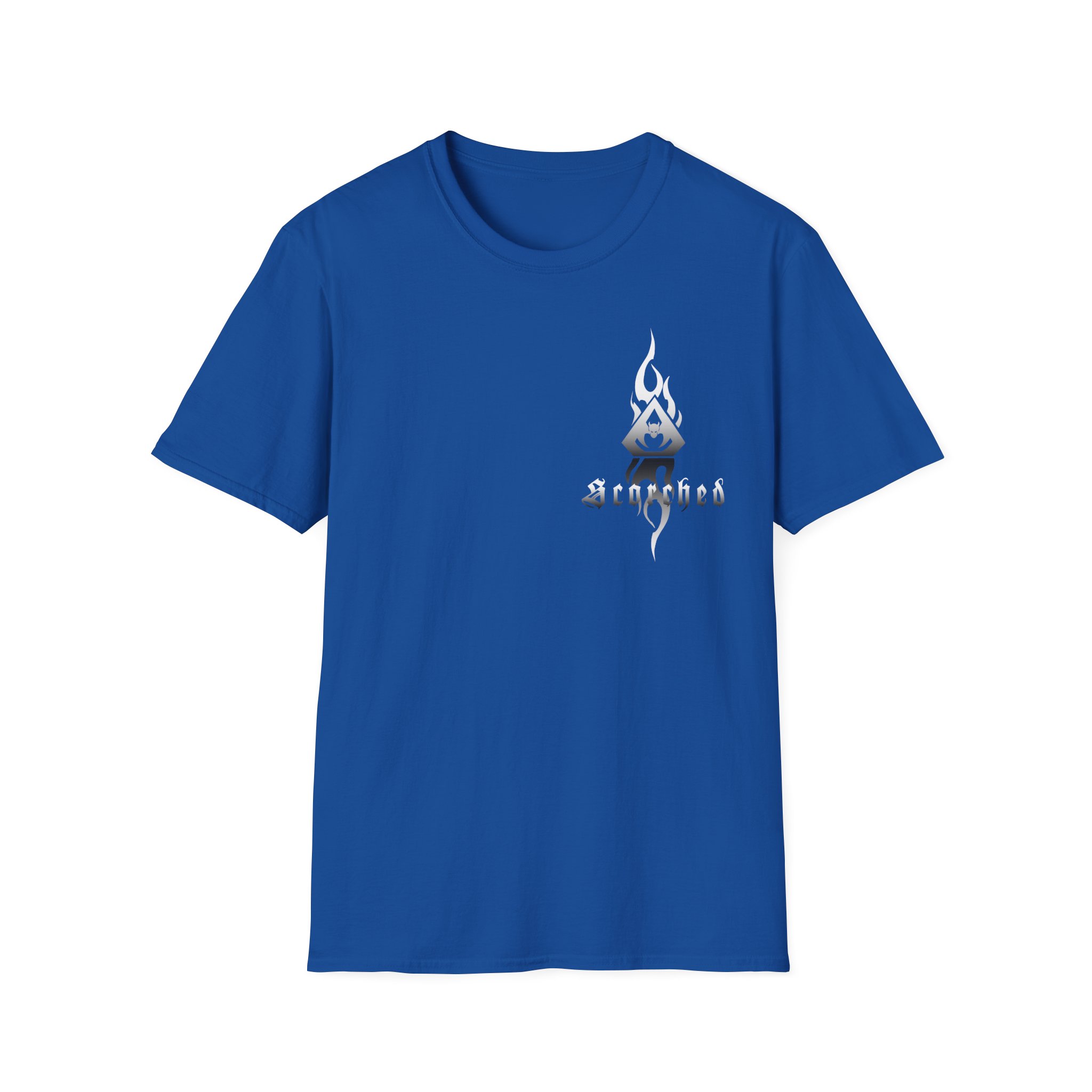 Overkill Scorched Stretched Logo Unisex Softstyle T-Shirt