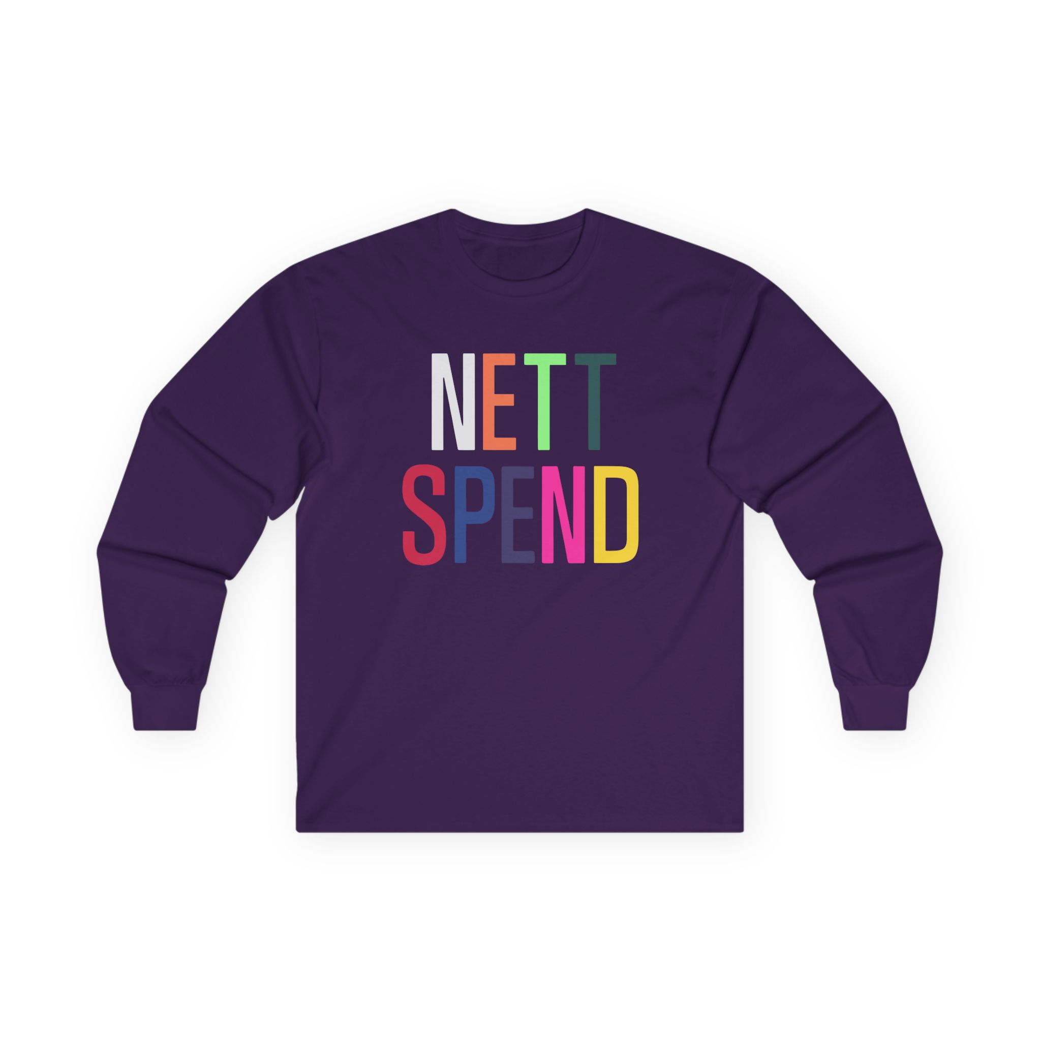 Nettspend Rainbow Unisex Ultra Cotton Long Sleeve Tee
