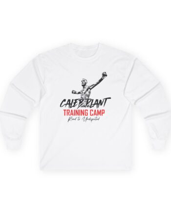 Caleb Plant Training Camp W/ Image Unisex Ultra Cotton Long Sleeve Tee