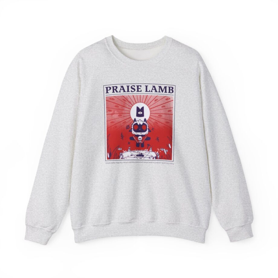 Cult of the Lamb Praise Lamb Unisex Heavy Blend™ Crewneck Sweatshirt