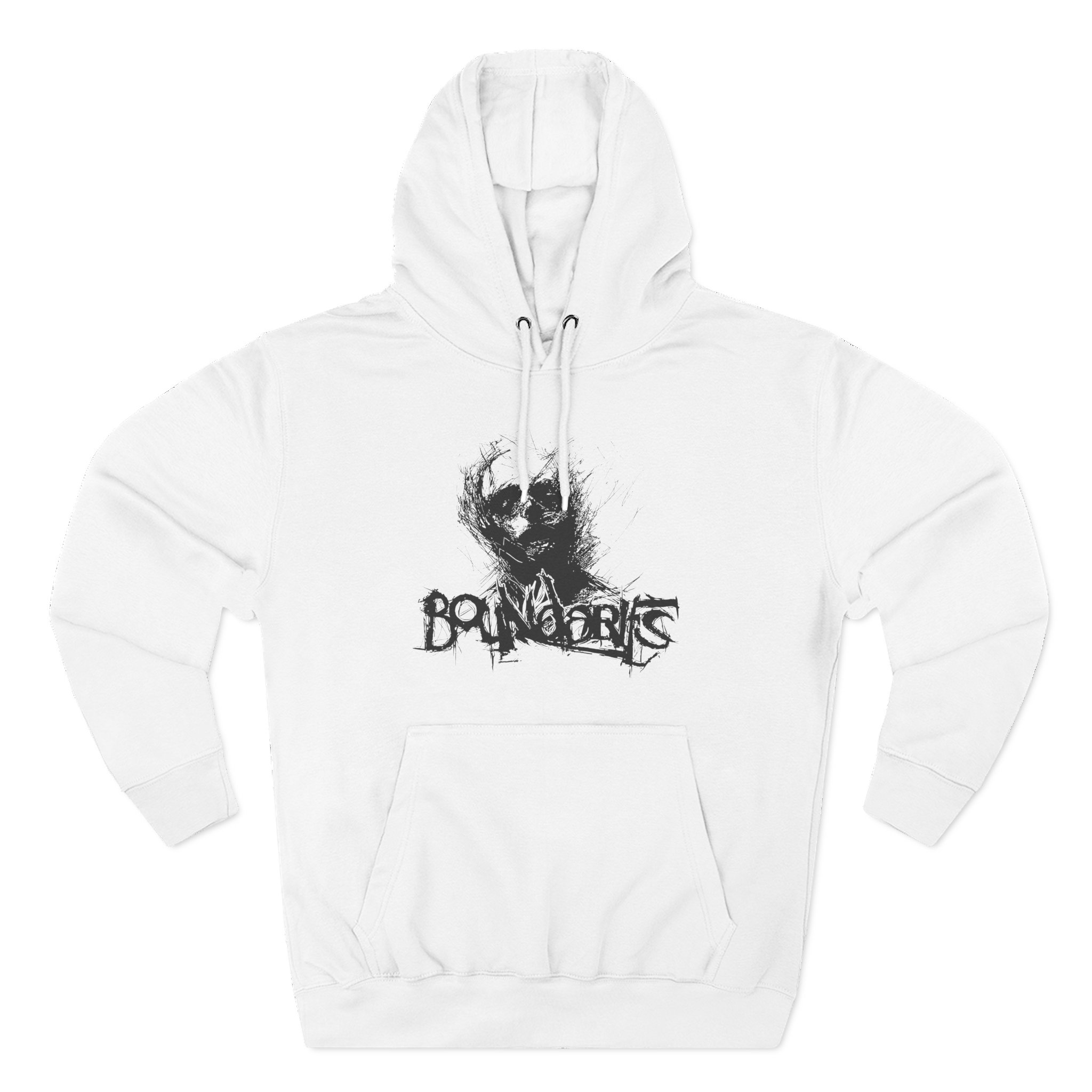 Boundaries Dilm Tracklist Three-Panel Fleece Hoodie