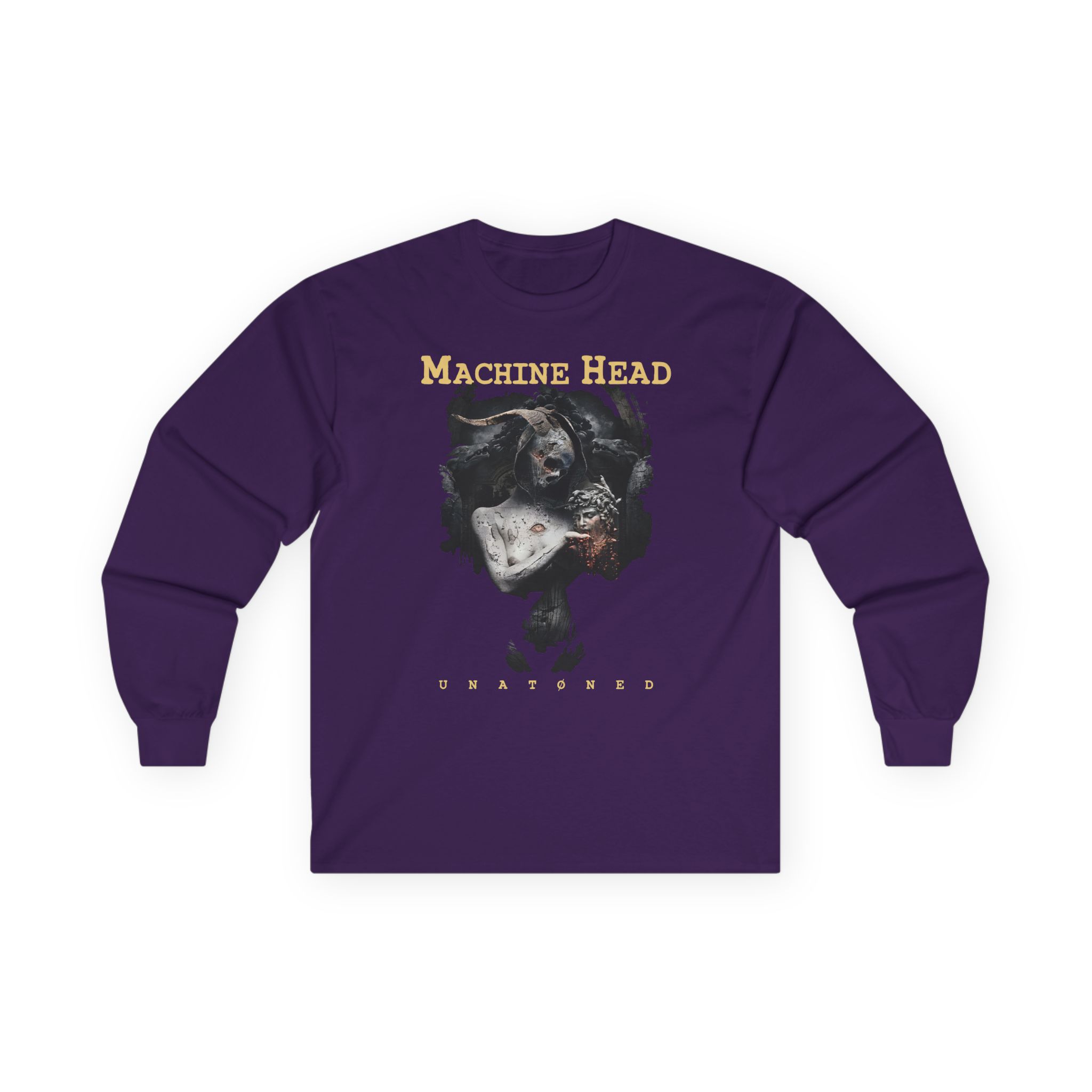 Machine Head Unatøned Unisex Ultra Cotton Long Sleeve Tee