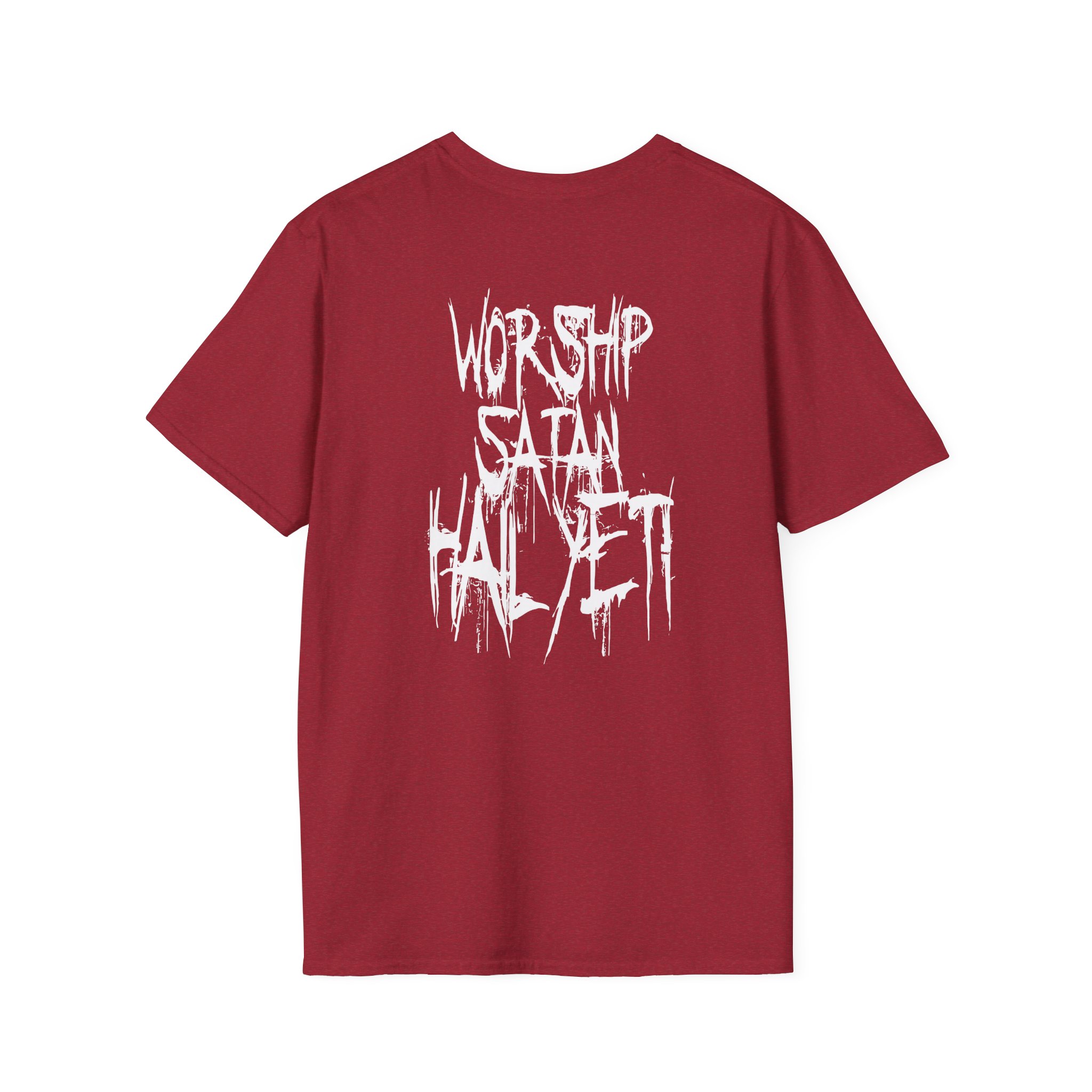 All Hail the Yeti Worship Satan Unisex Softstyle T-Shirt