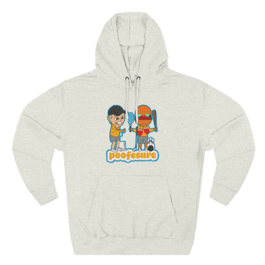 Poofesure Three-Panel Fleece Hoodie