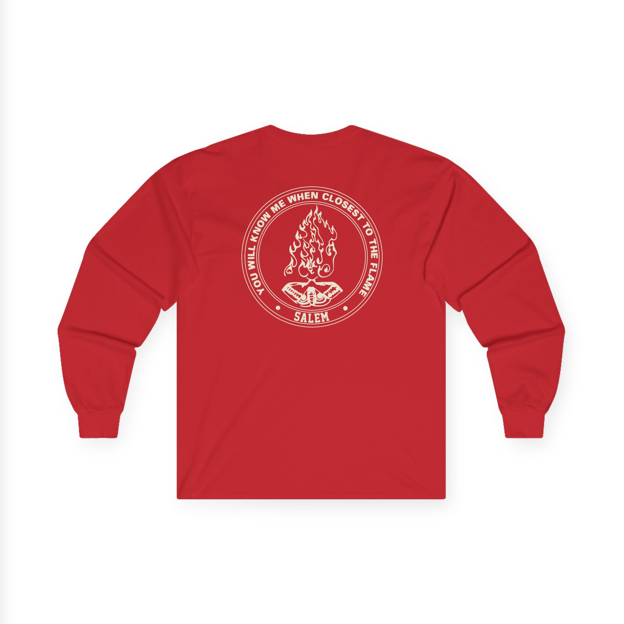 Salem Old English Unisex Ultra Cotton Long Sleeve Tee