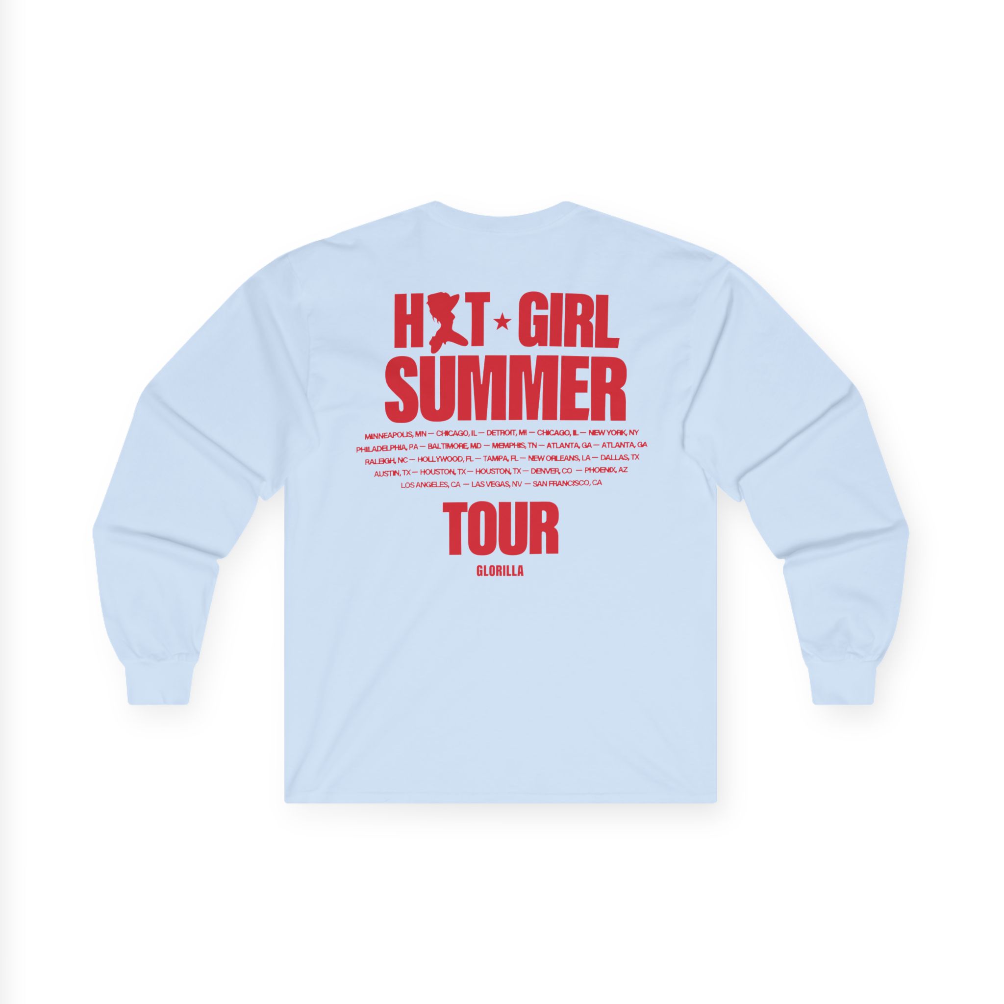 Glorilla Hot Girl Summer Tour Unisex Ultra Cotton Long Sleeve Tee