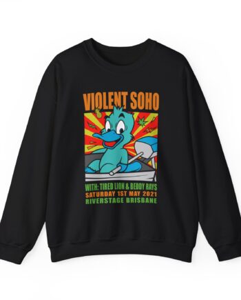 Violent Soho  Event Poster Unisex Heavy Blend™ Crewneck Sweatshirt