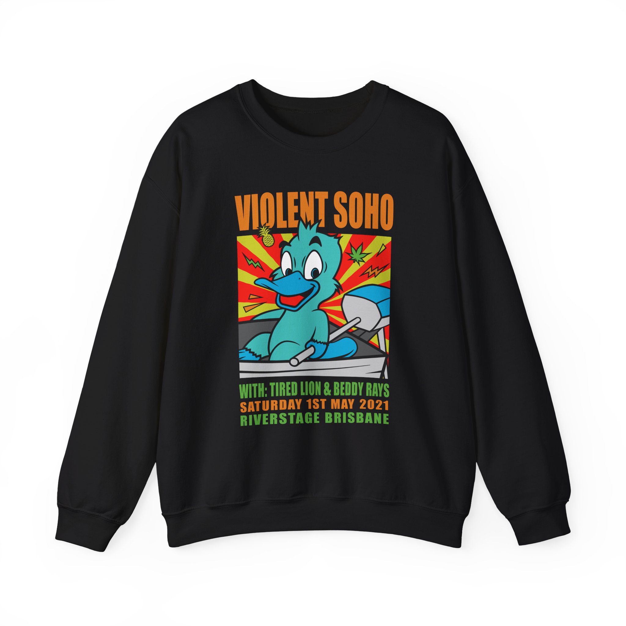 Violent Soho  Event Poster Unisex Heavy Blendâ„¢ Crewneck Sweatshirt