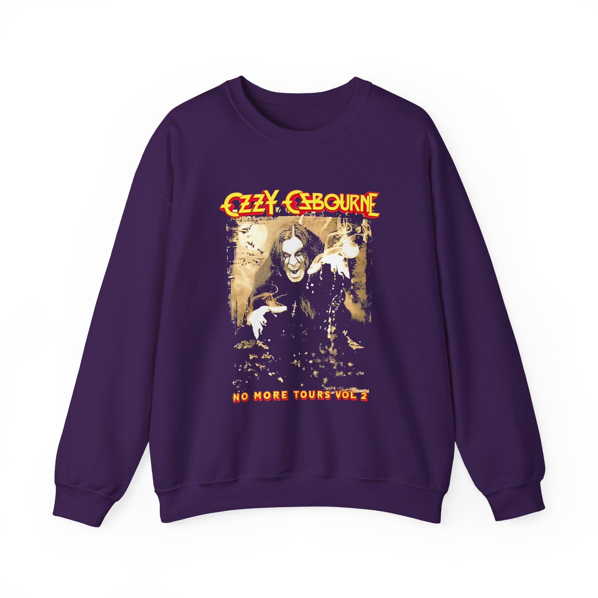 Ozzy Osbourne Rising With Tourback Unisex Heavy Blendâ„¢ Crewneck Sweatshirt