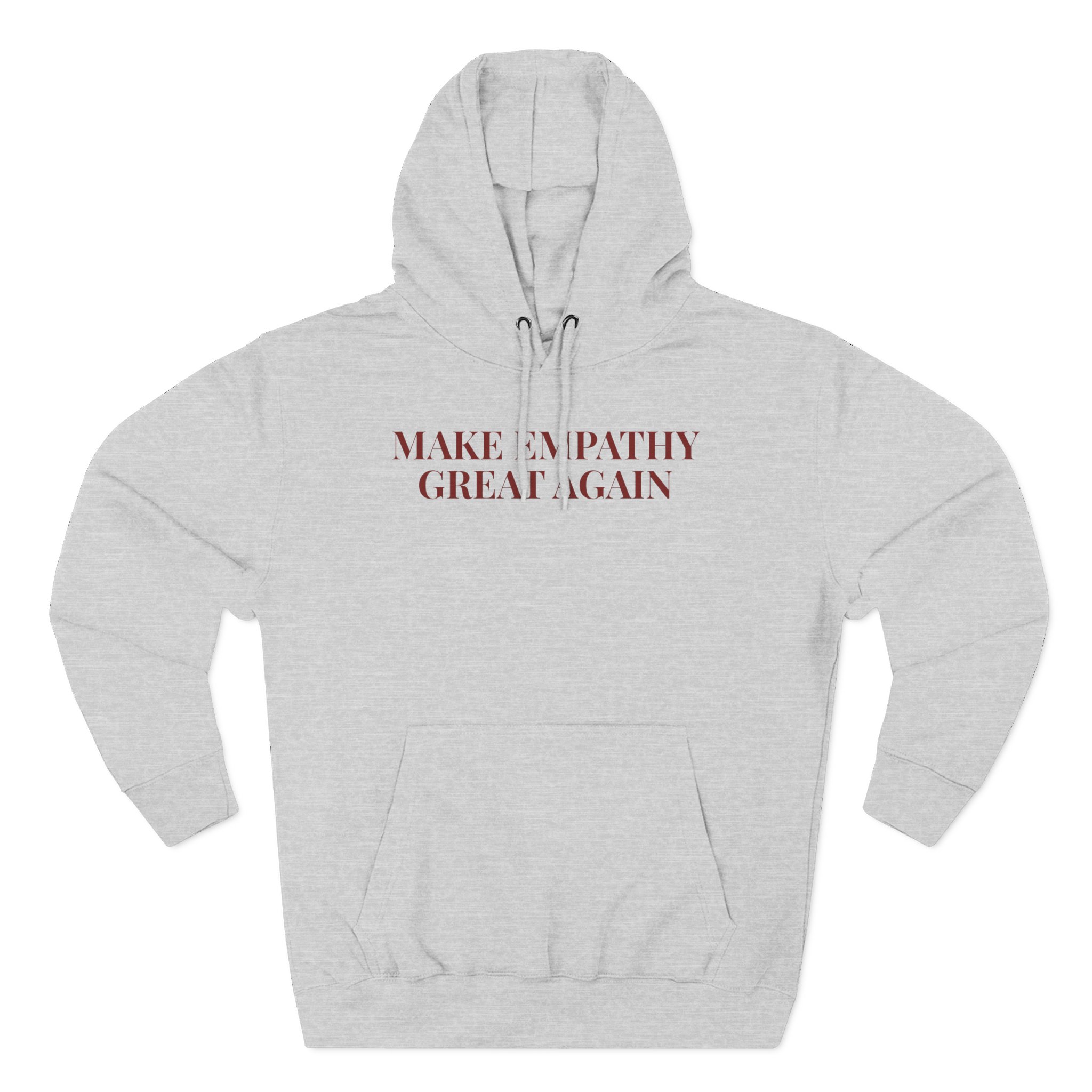 Alanis Morissette Make Empathy Great Again Three-Panel Fleece Hoodie
