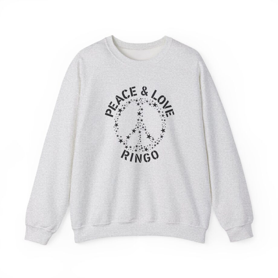 Ringo Starr Peace & Love Unisex Heavy Blend™ Crewneck Sweatshirt