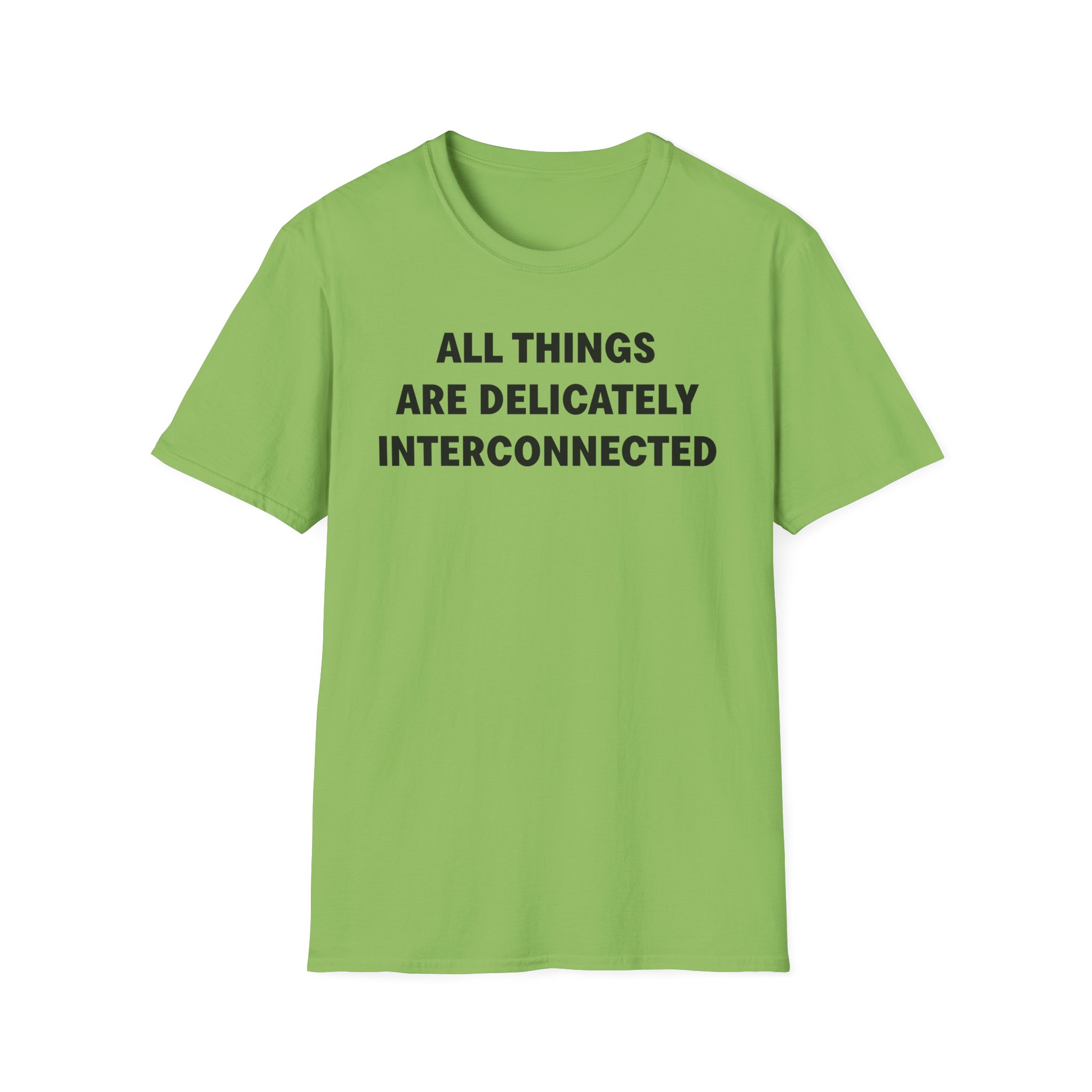 Jenny Holzer All Things Are Delicately Interconnected Unisex Softstyle T-Shirt