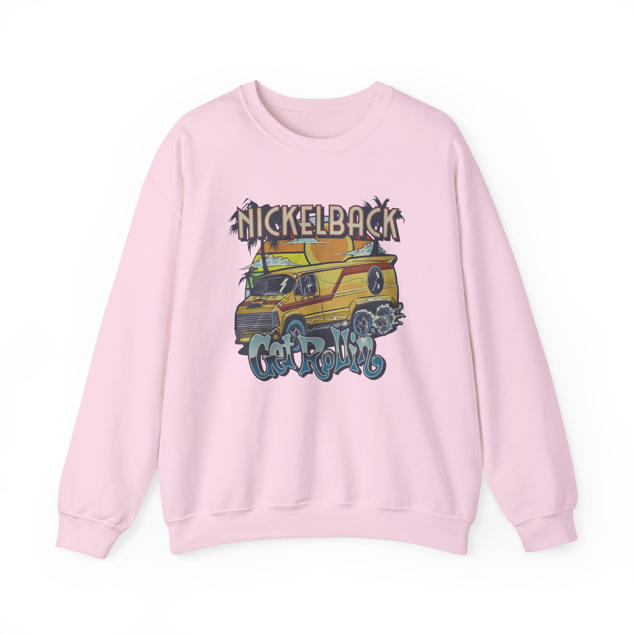 Nickelback Get Rollin Cover Unisex Heavy Blendâ„¢ Crewneck Sweatshirt