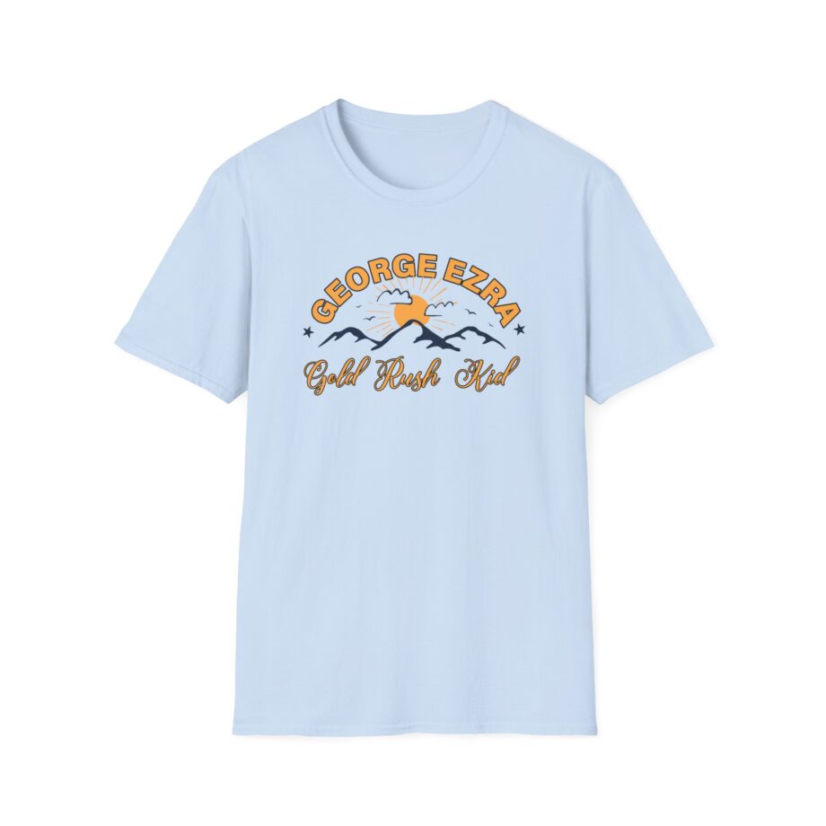 George Ezra Gold Rush Kid Mountains Unisex Softstyle T-Shirt